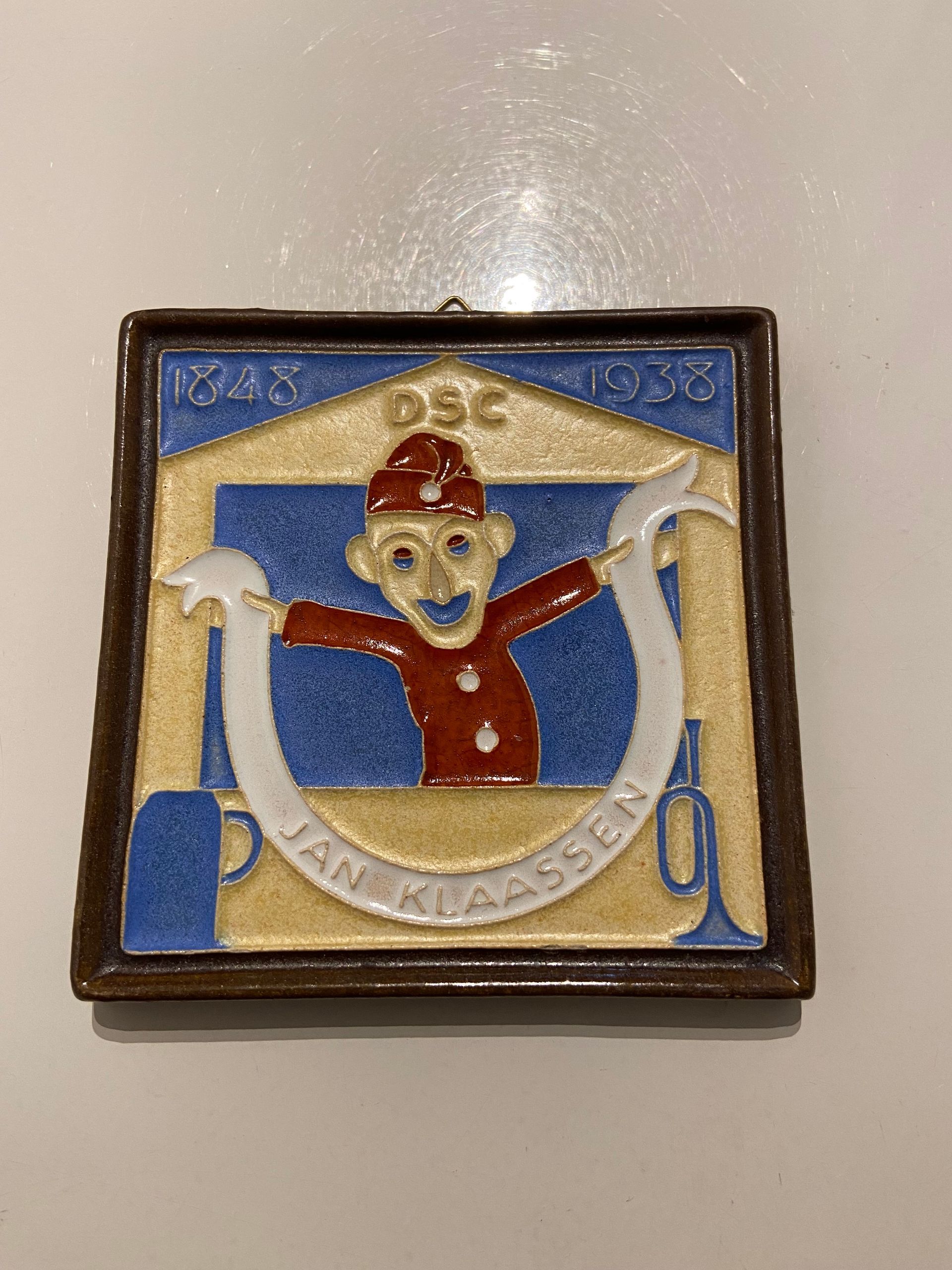 Porceleyne Fles Cloisonne tile Jan Klaassen