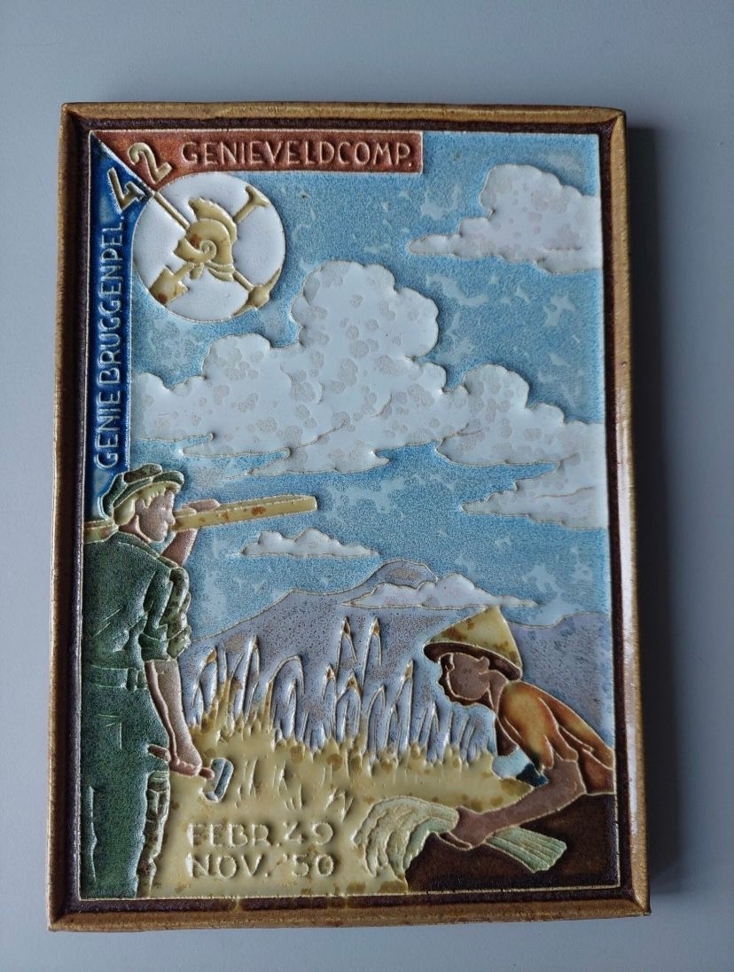 Porceleyne Fles Delft Cloisonne tile