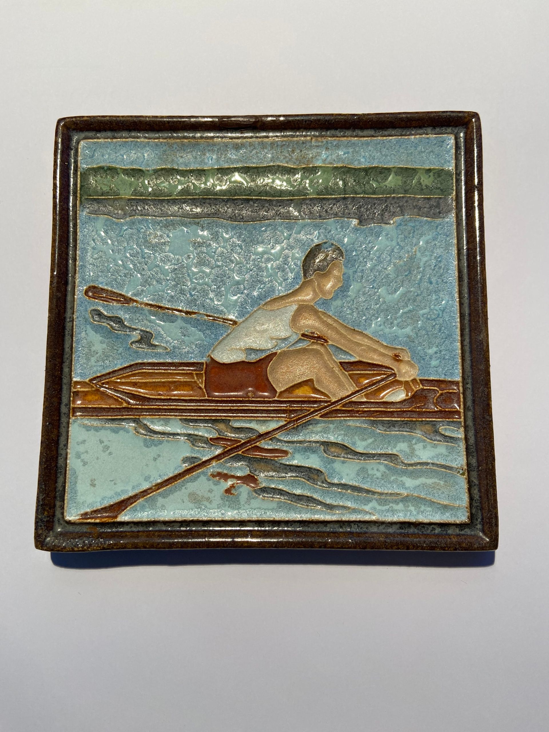 PFtegel Porceleyne Fles Delft Cloisonne tegel sporten