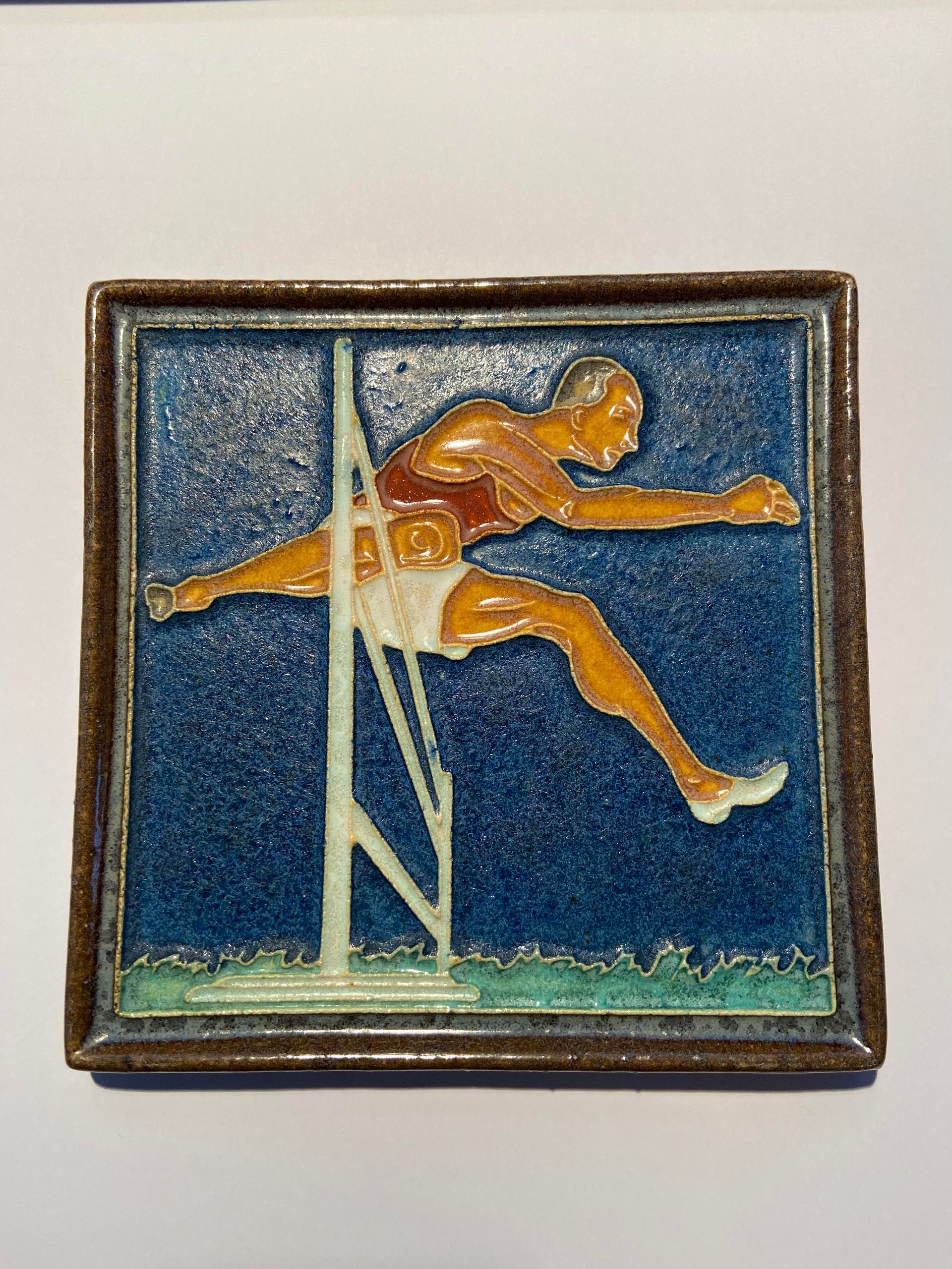 PFtegel Porceleyne Fles Delft Cloisonne tegel sporten