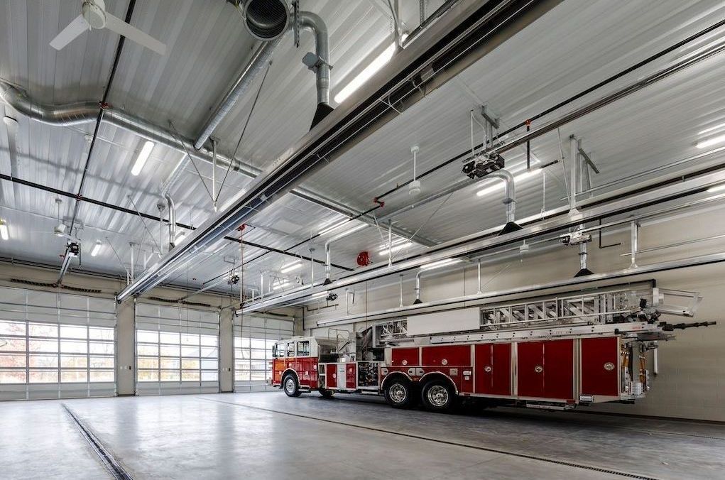 Interior of a Fire Station Built By PCE Construction's Commercial Contractors in Mid-Missouri