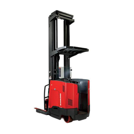 RAYMOND 7500 DOCKSTANCE REACH TRUCK STAND UP REACH FORKLIFT
