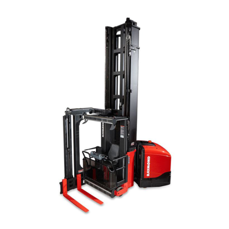 RAYMOND 9800 SWING REACH ARTICULATED FORKLIFT