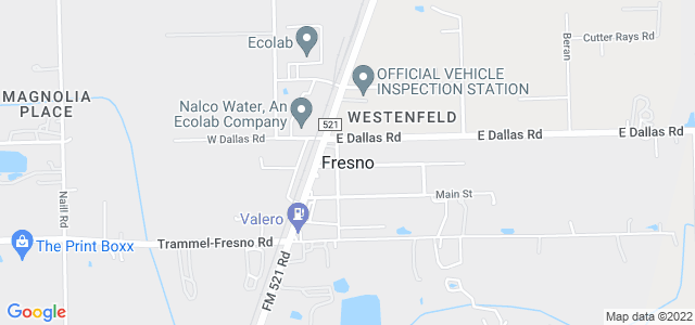 Map of business location