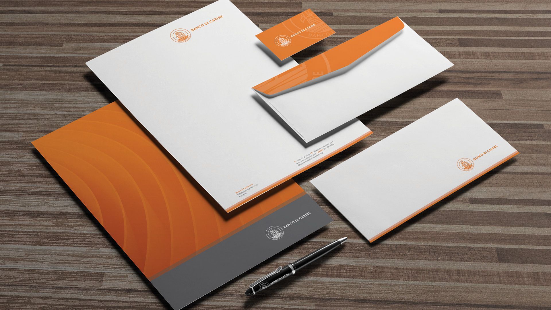 Banco di Caribe stationery
