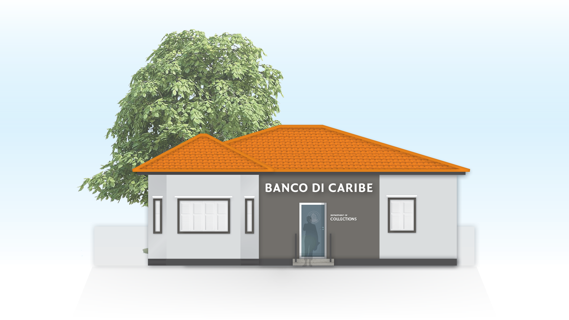 Banco di Caribe exterior color scheme