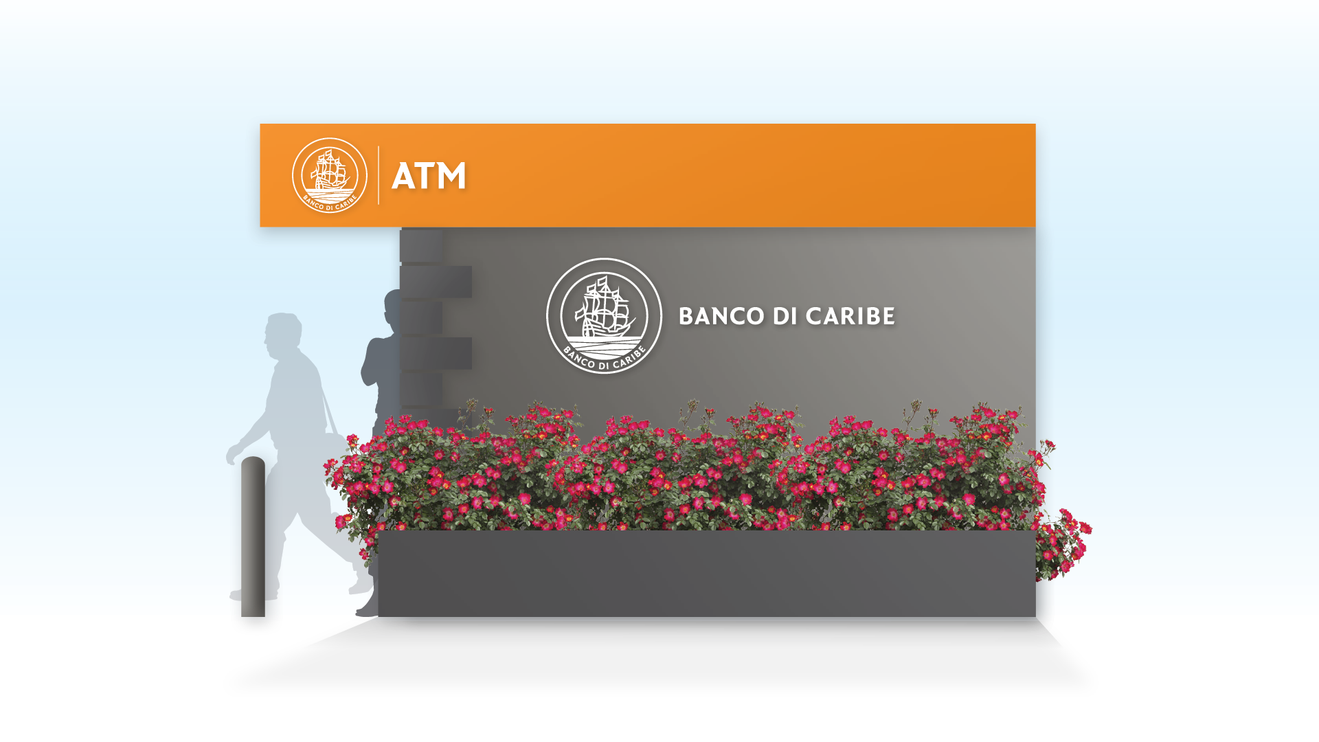 Banco di Caribe exterior color scheme