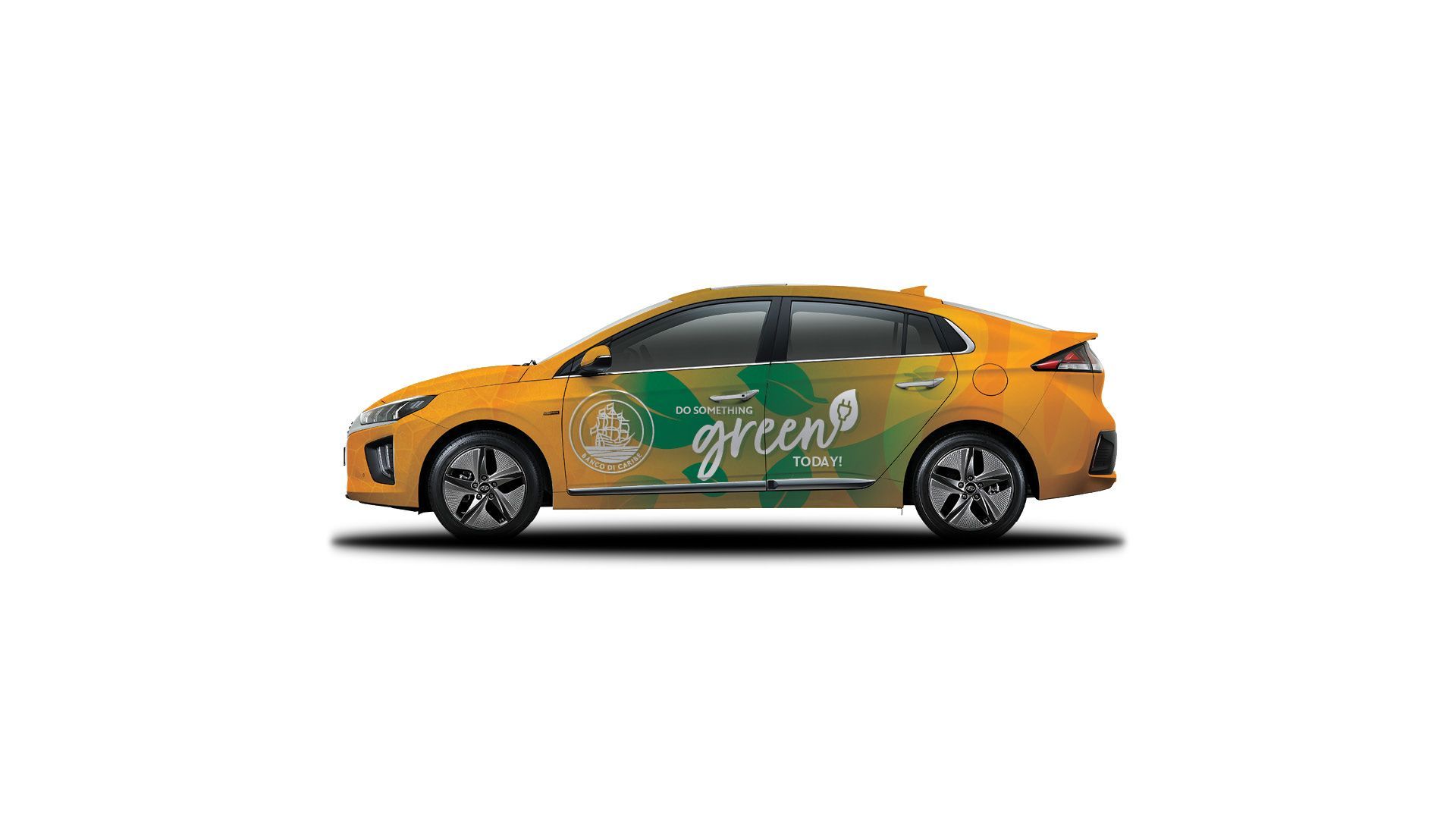 Banco di Caribe car signage