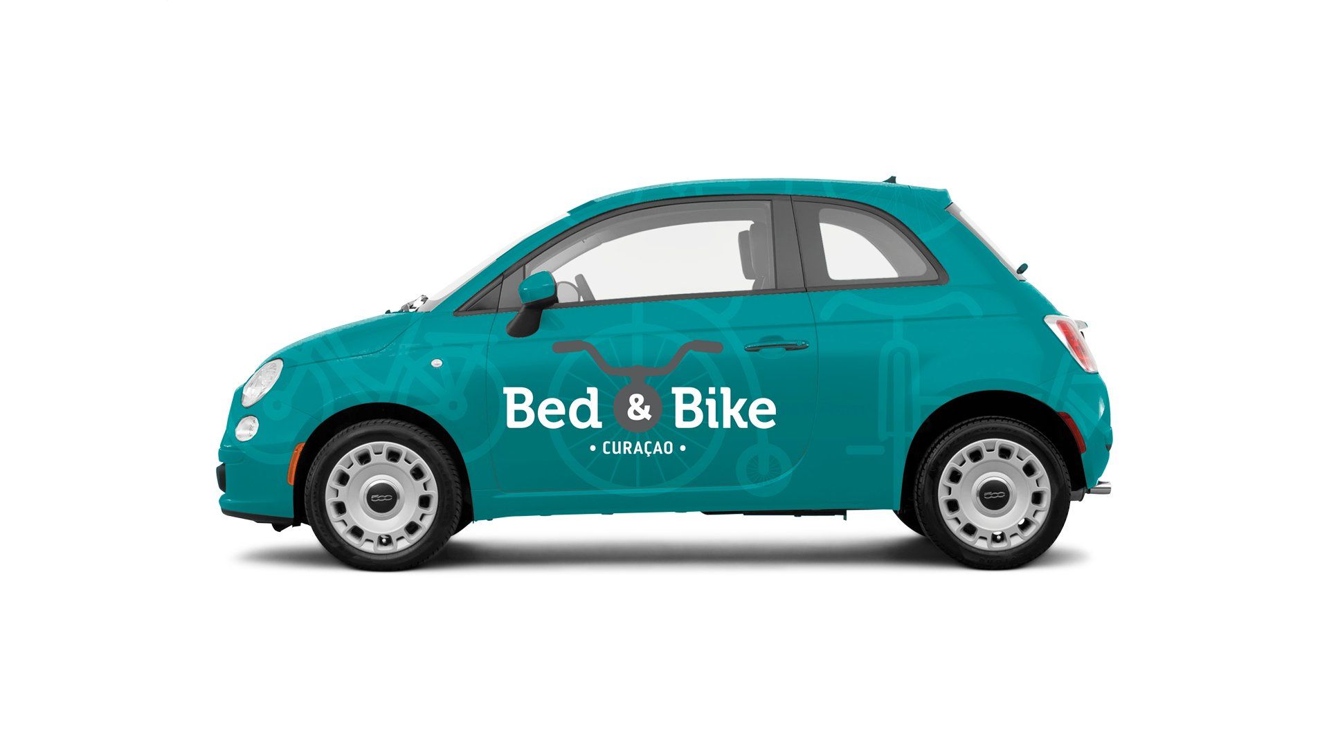 Bed & Bike Curaçao car signage