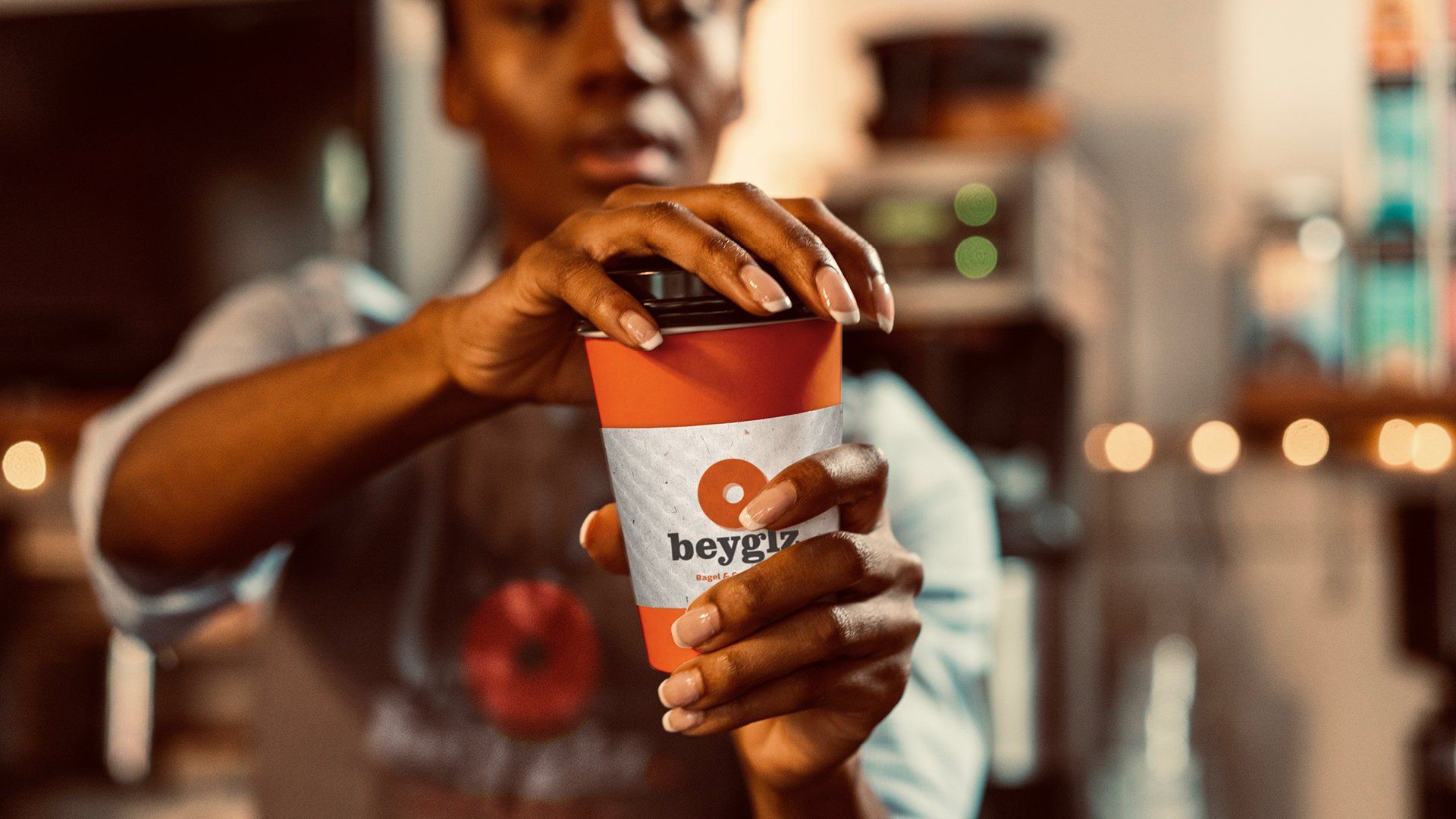 Beyglz coffee cup