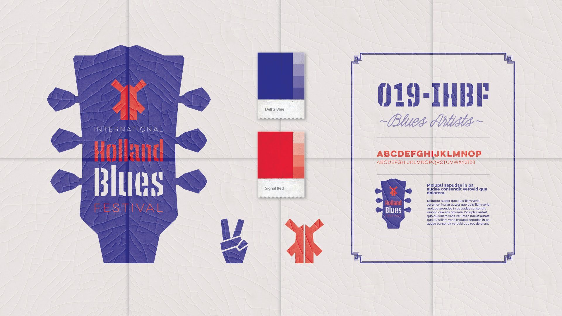 International Holland Blue Festival logo