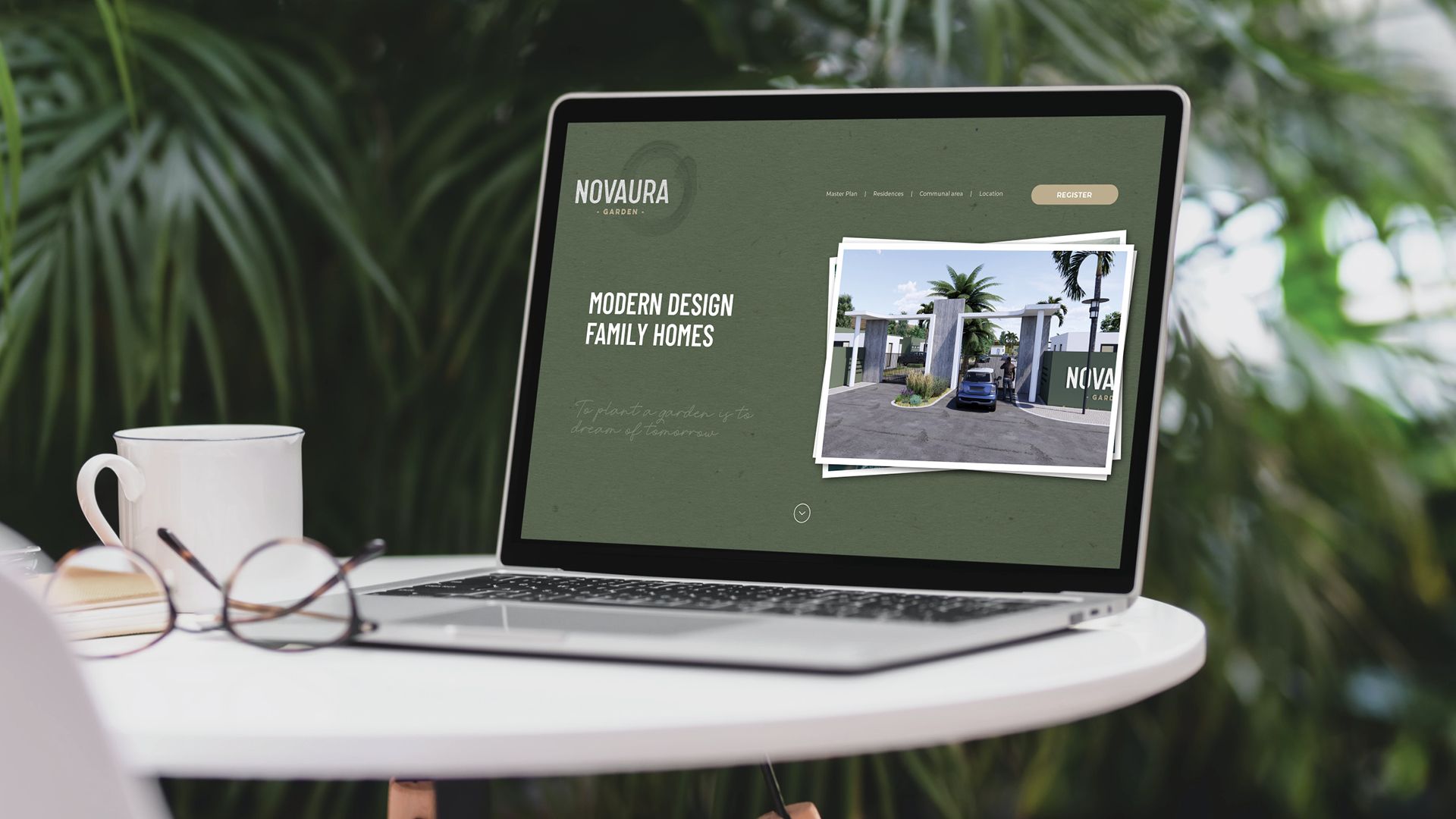 Novaura Garden Website