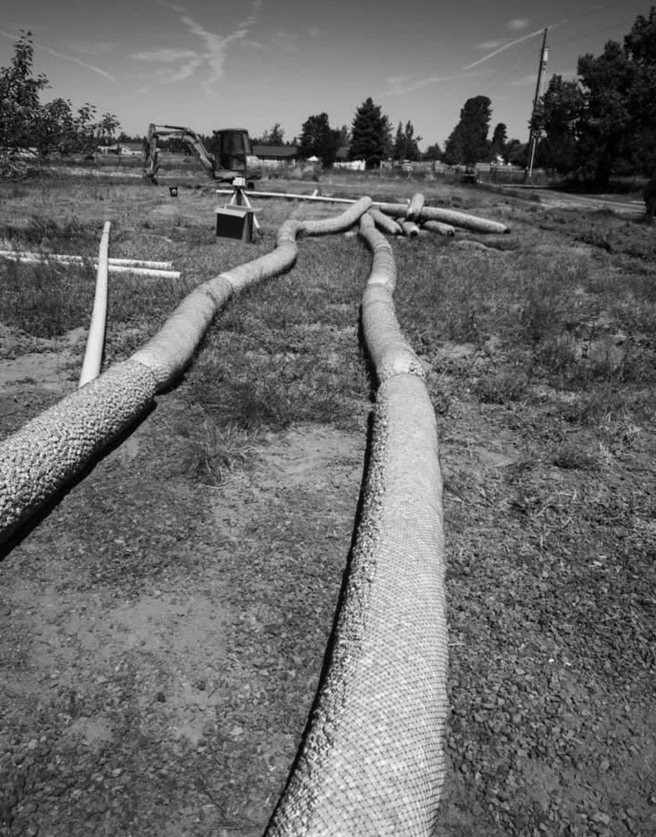 Installed Concrete Septic Tank — Bend, OR — Del Barber Excavation Inc. Installed Concrete Septic Tank — Bend, OR — Del Barber Excavation Inc.