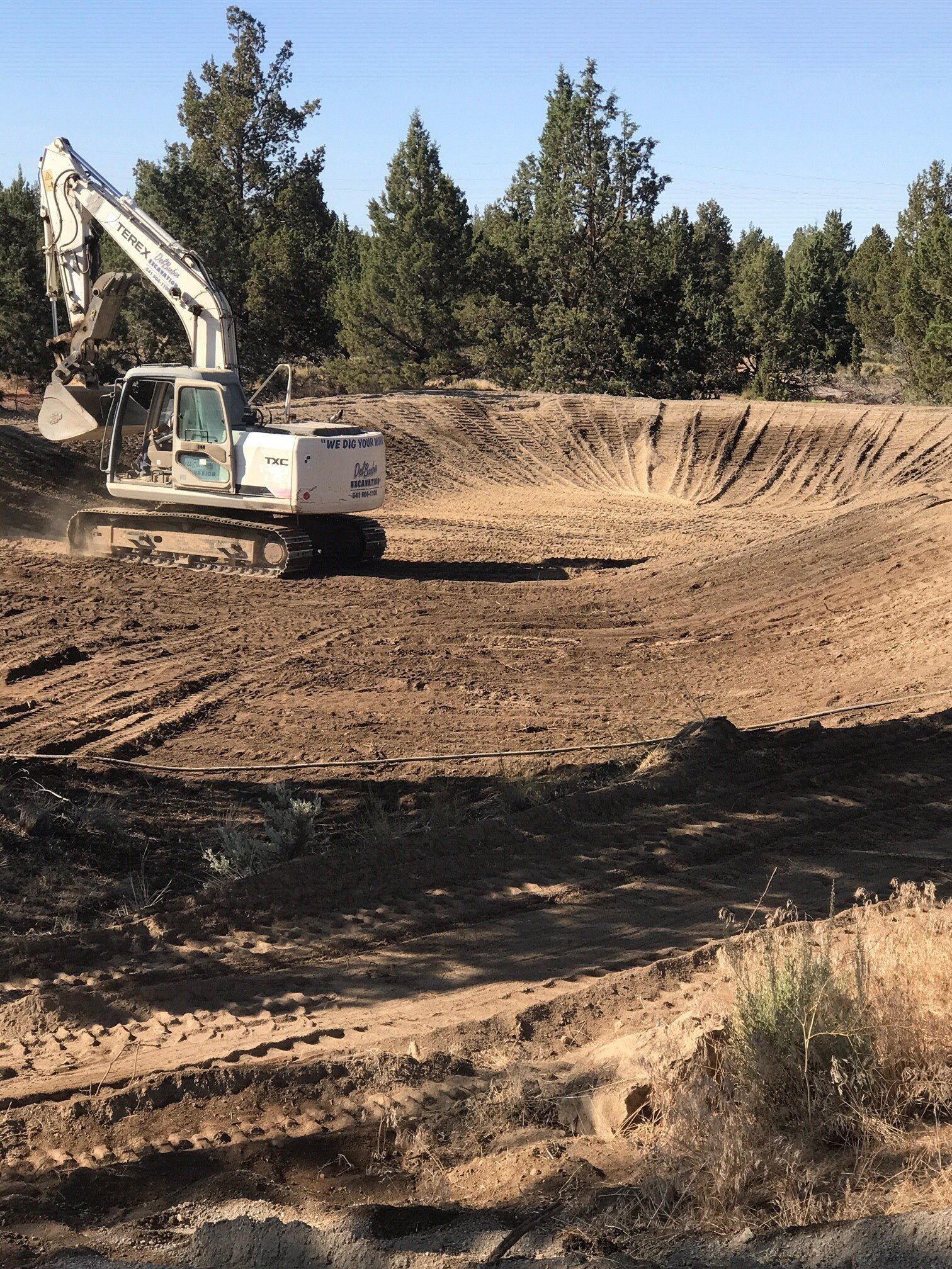 Red Excavation Truck — Bend, OR — Del Barber Excavation Inc. Red Excavation Truck — Bend, OR — Del Barber Excavation Inc.