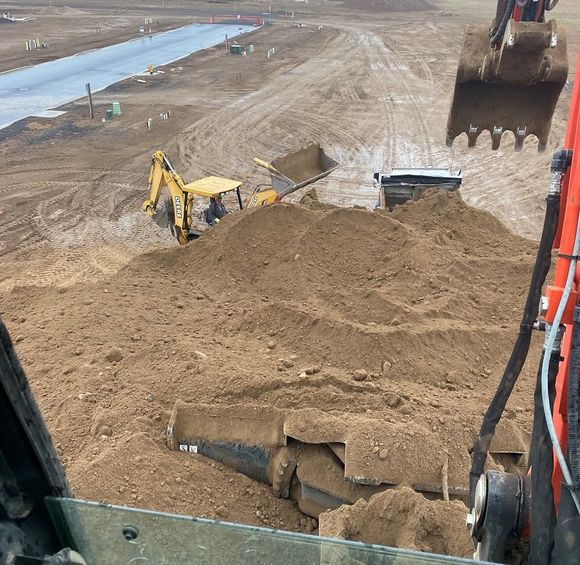 Loading Removed Trees — Bend, OR — Del Barber Excavation Inc.