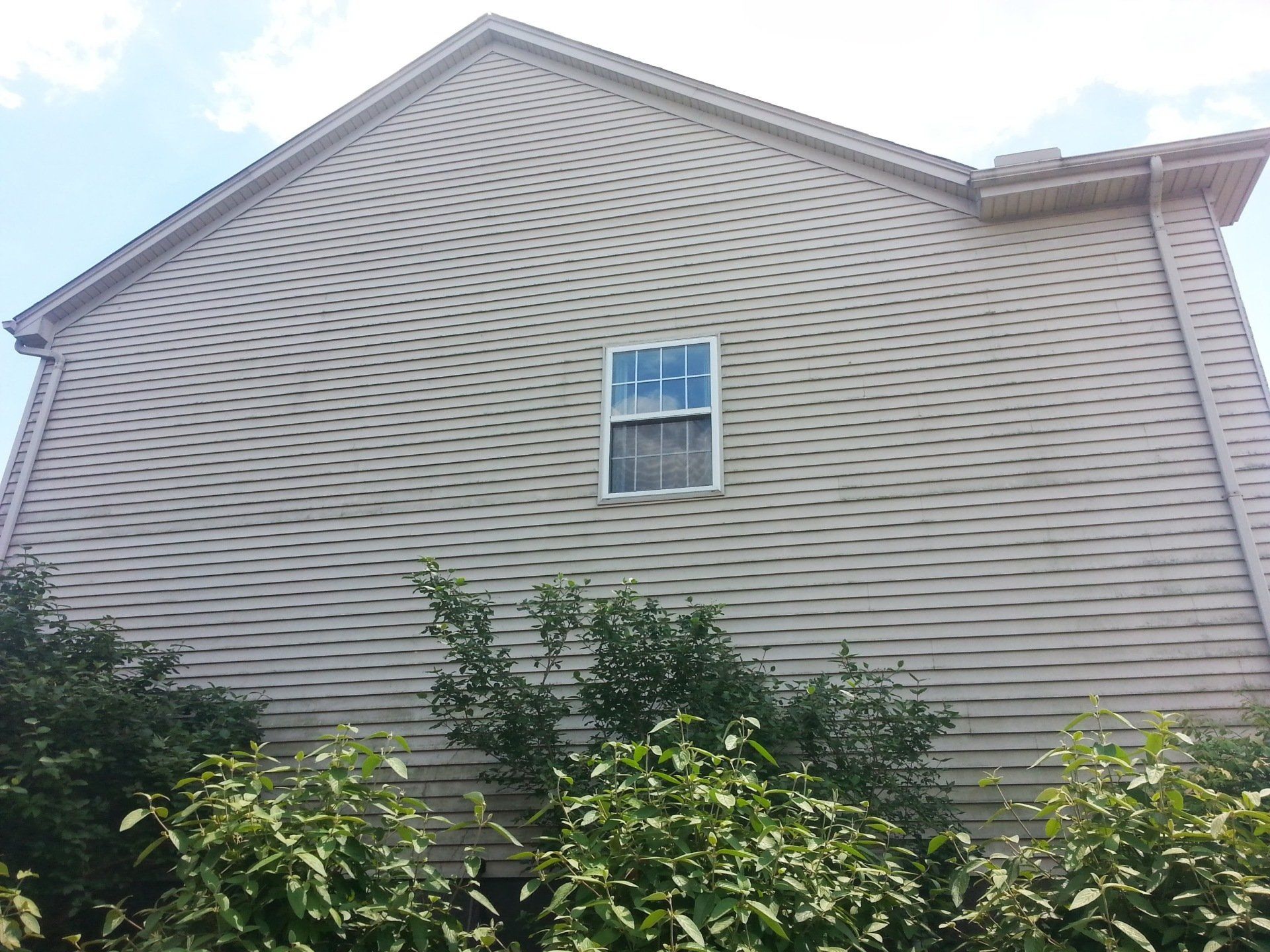 housewash before picture