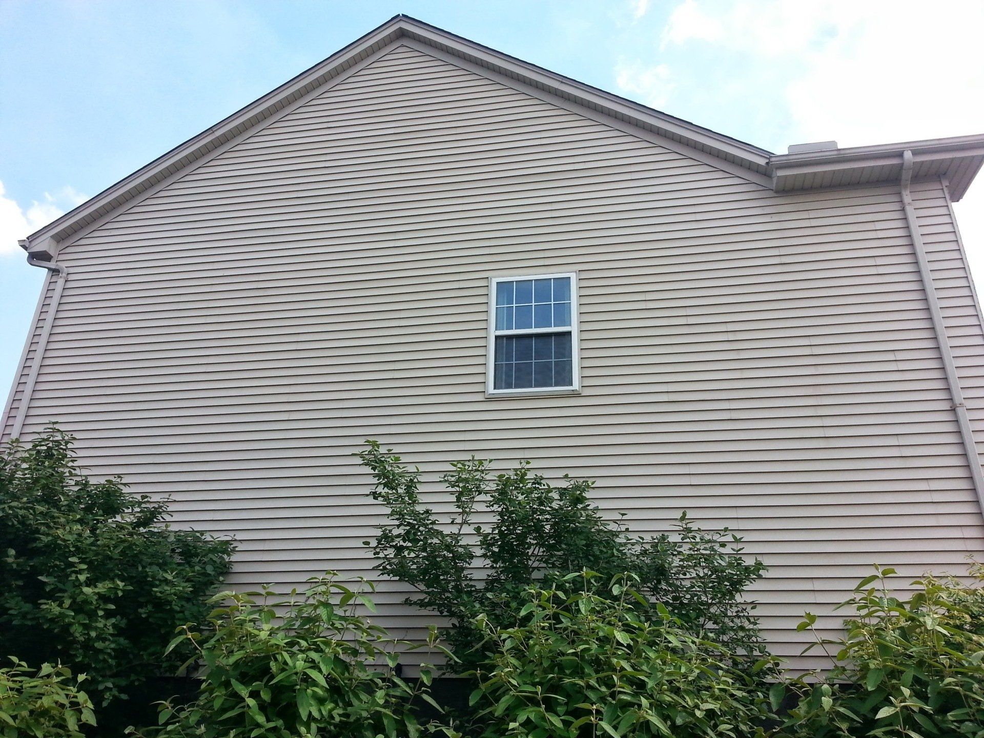 housewash after picture