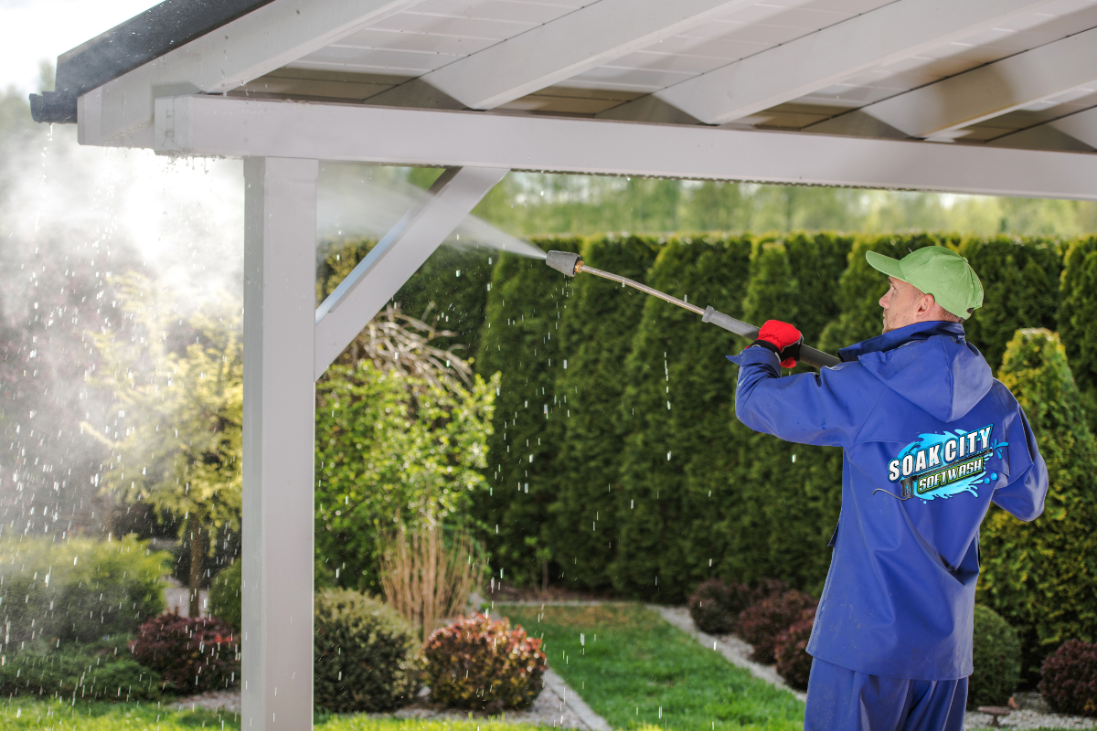 pressure washing a house in troy ohio