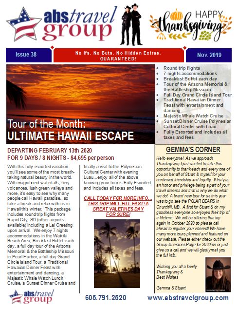 Newsletter November 2019