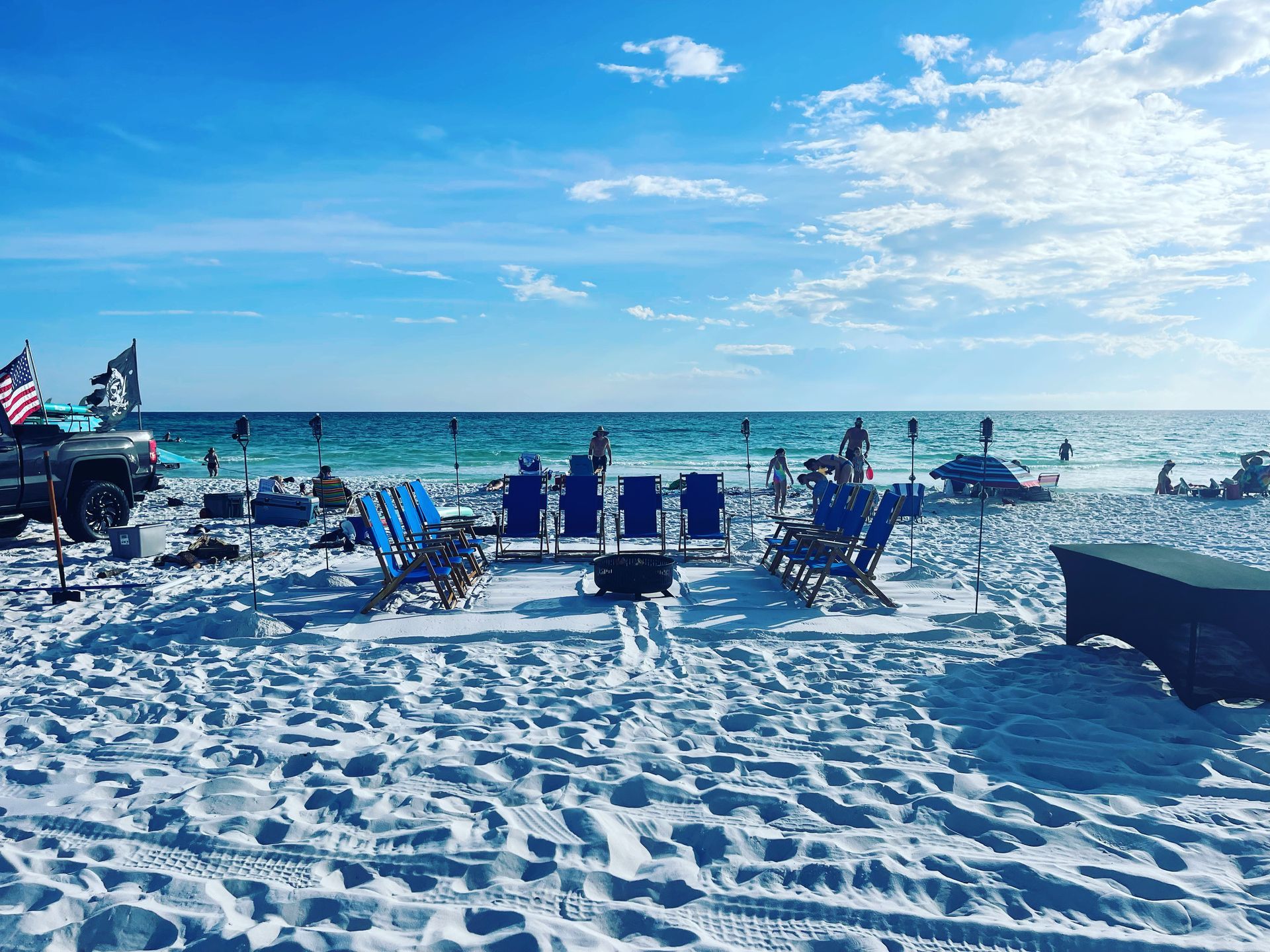 Destin Beach Bonfires