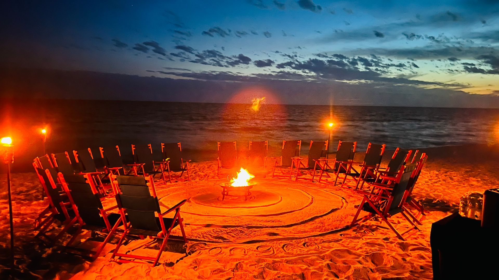 Destin Beach Bonfires