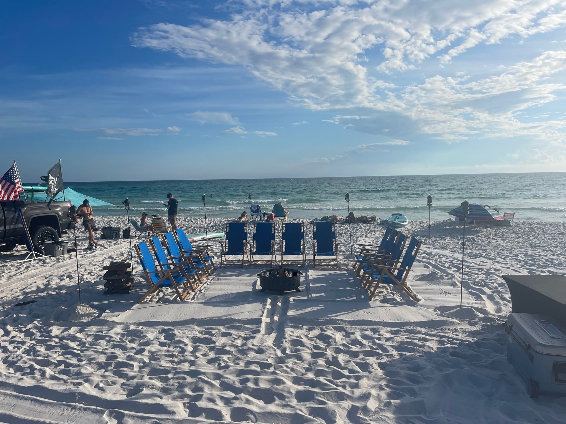 Destin Beach Bonfires