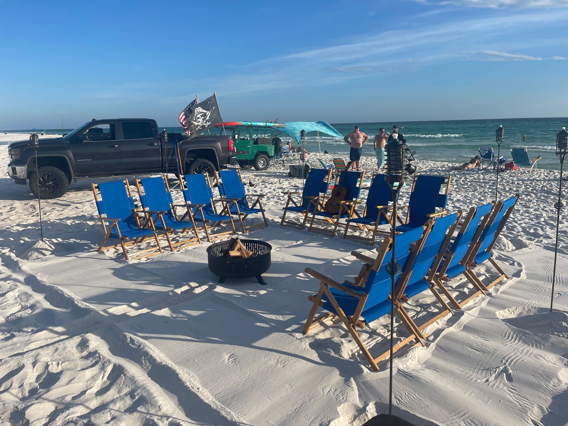Destin Beach Bonfires