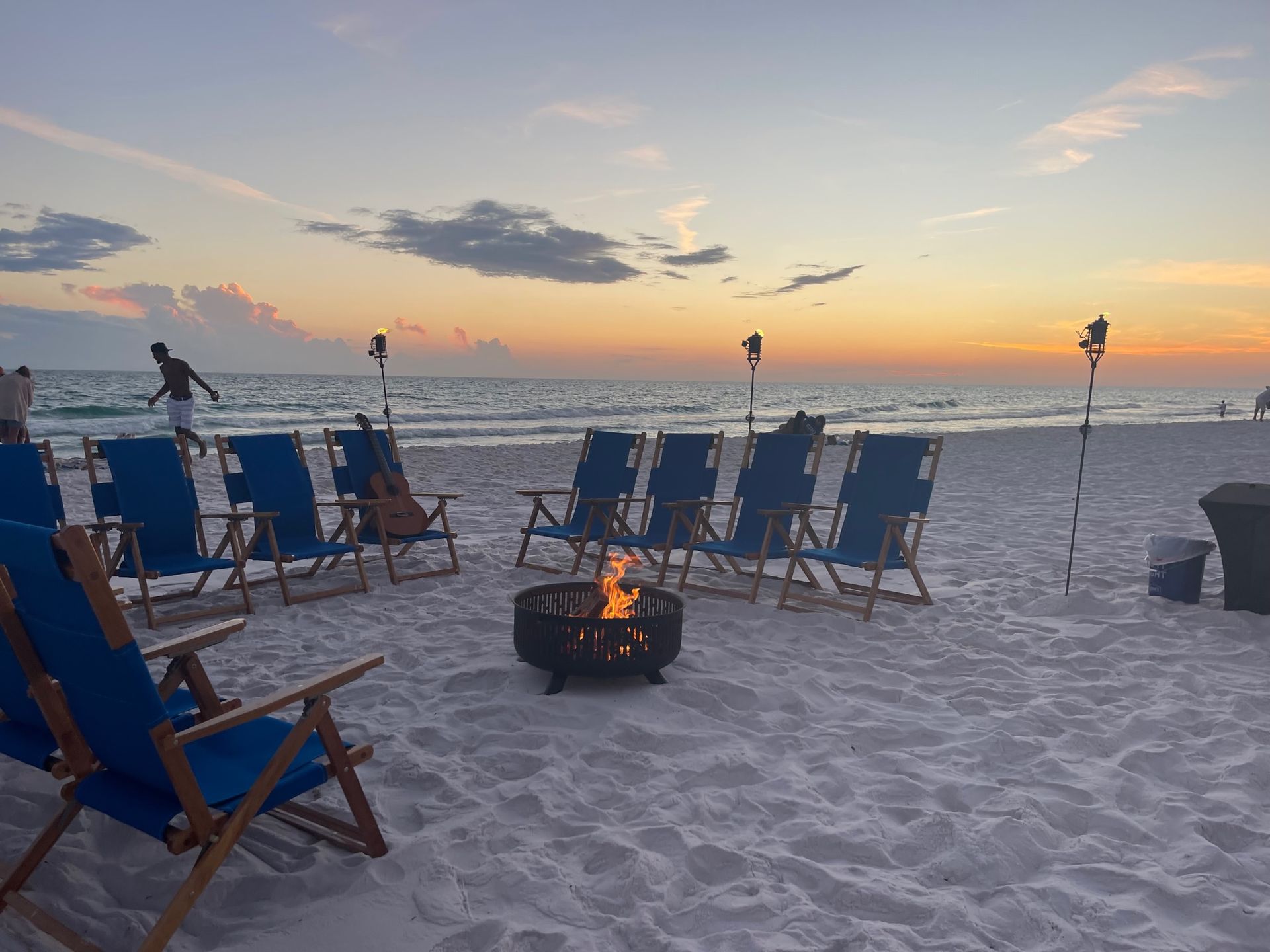 Destin Beach Bonfires