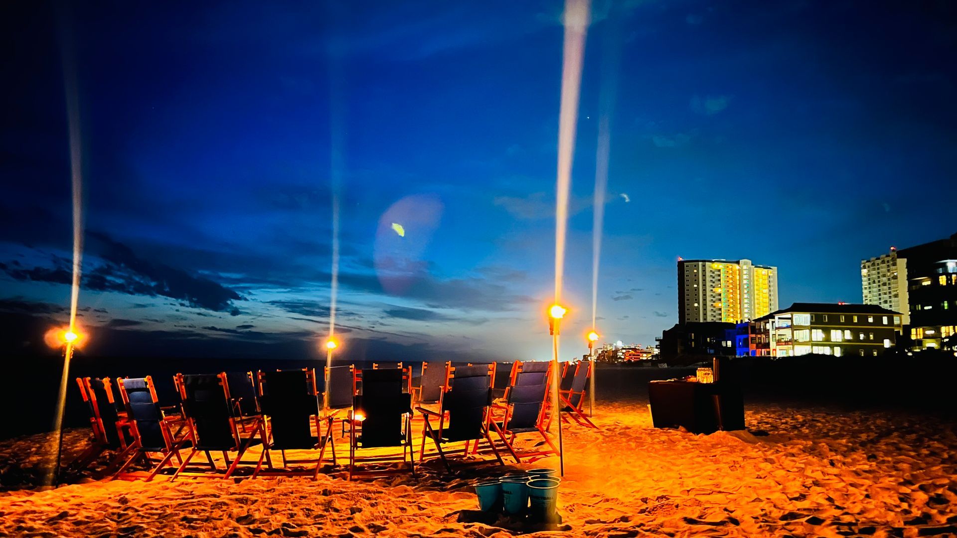 Destin Beach Bonfires