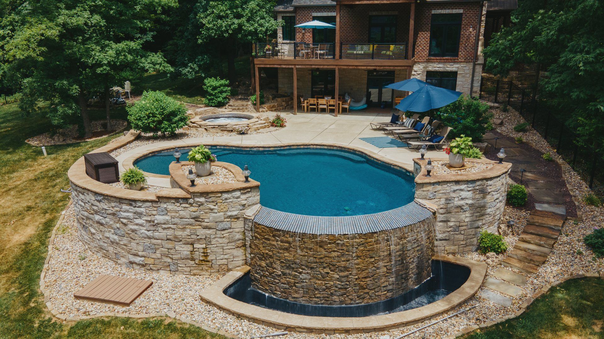 Luxury residential pool