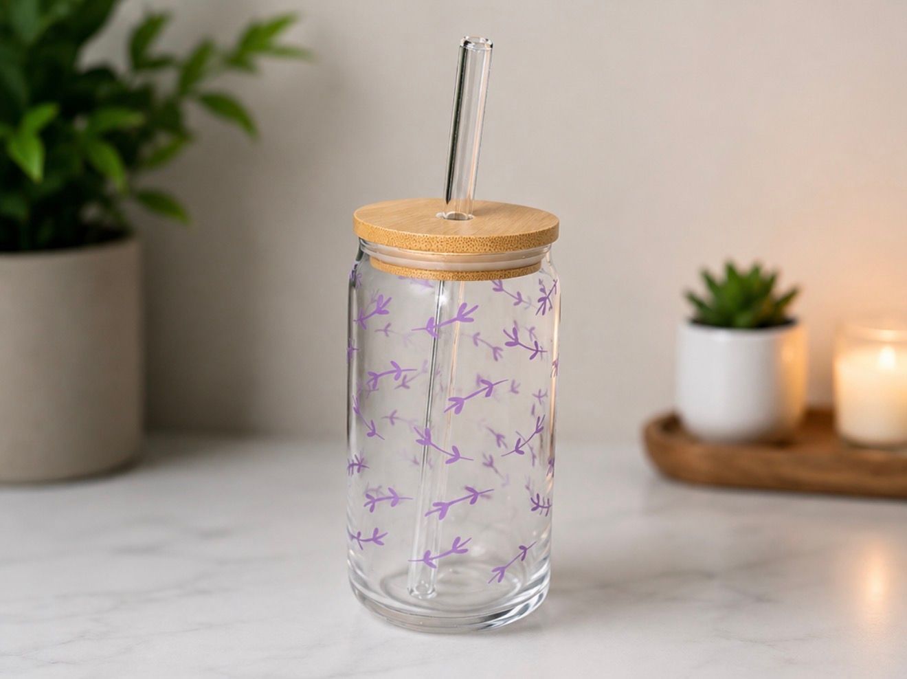 Glass Tumbler with Original Design