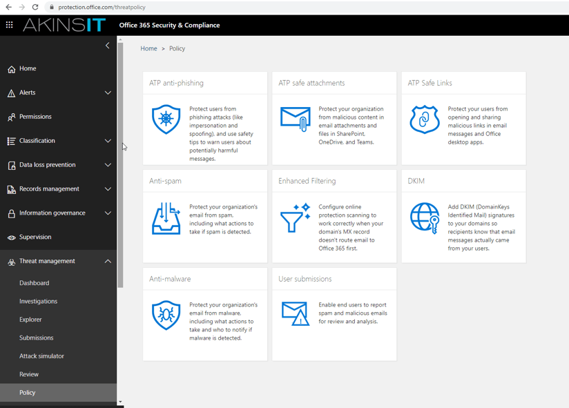 Office 365's Anti-Phishing Solution | Akins IT