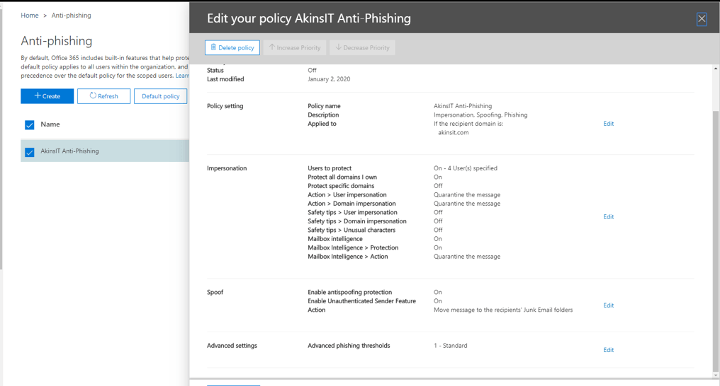 Office 365's Anti-Phishing Solution | Akins IT image.