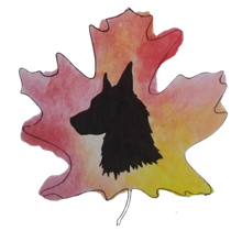 Countryfied Kennels maple leaf logo mark