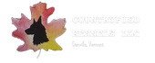 Logo of a multicolored maple leaf beside “COUNTRYFIED KENNELS LLC” text