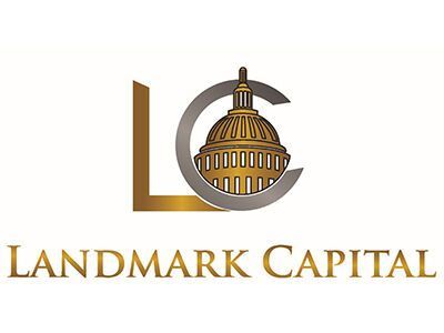 Landmark Capital logo with gold “LC” and a Capitol dome icon on a white background