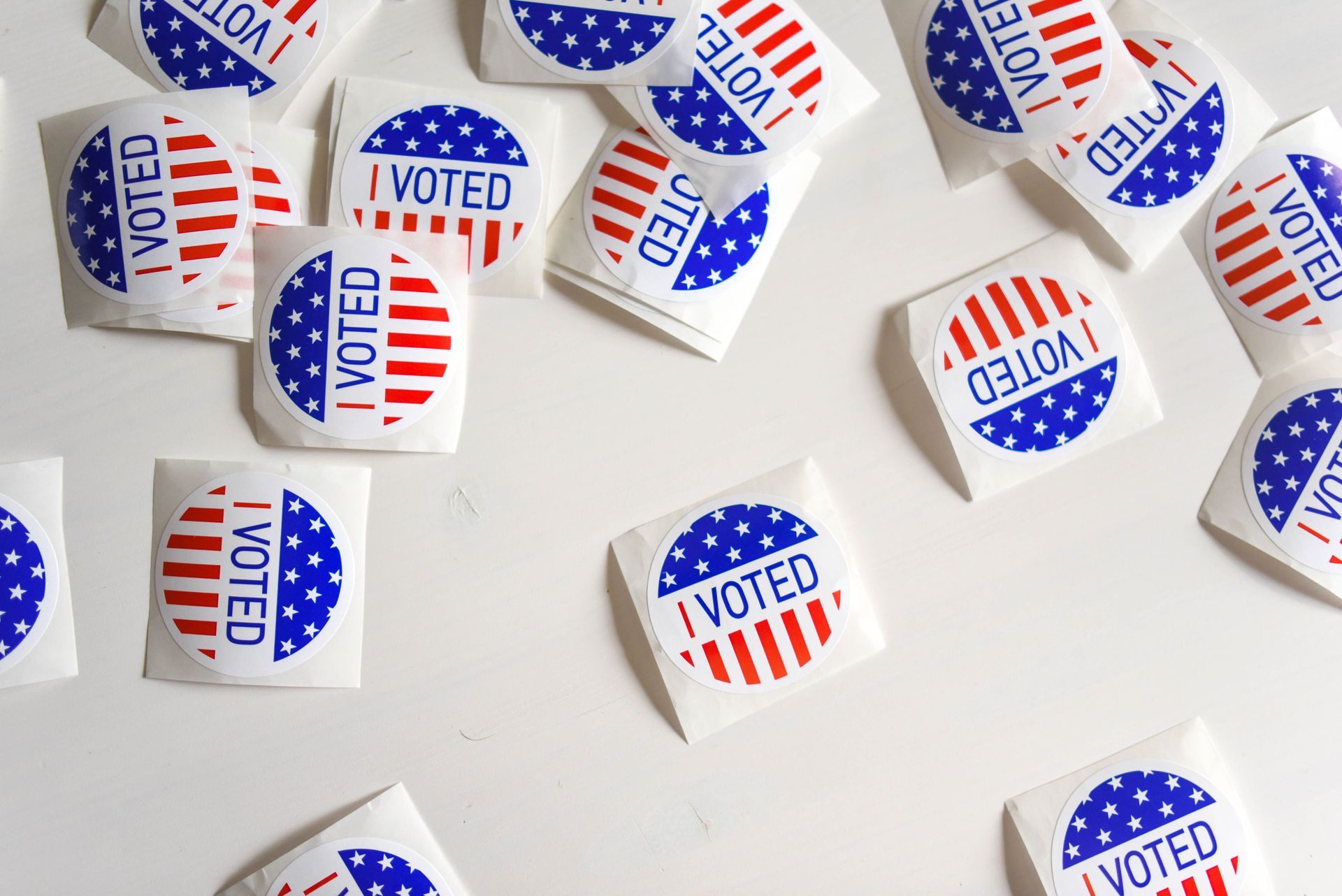 “I Voted” stickers representing voter participation in Hawai‘i's November 3, 2026 General Election.