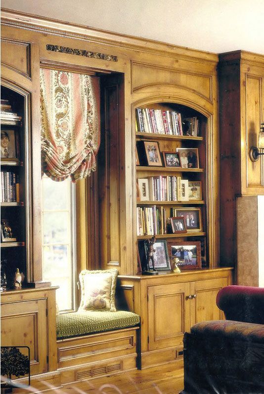 Bookcase windowseat