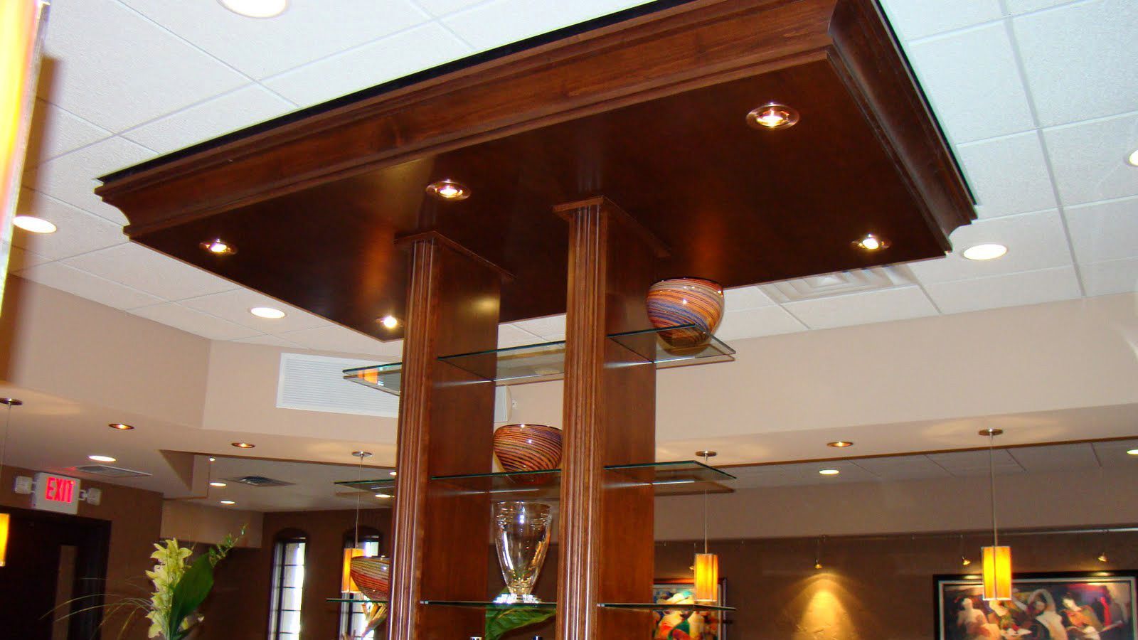 Amish Restaurant and Bar shelf