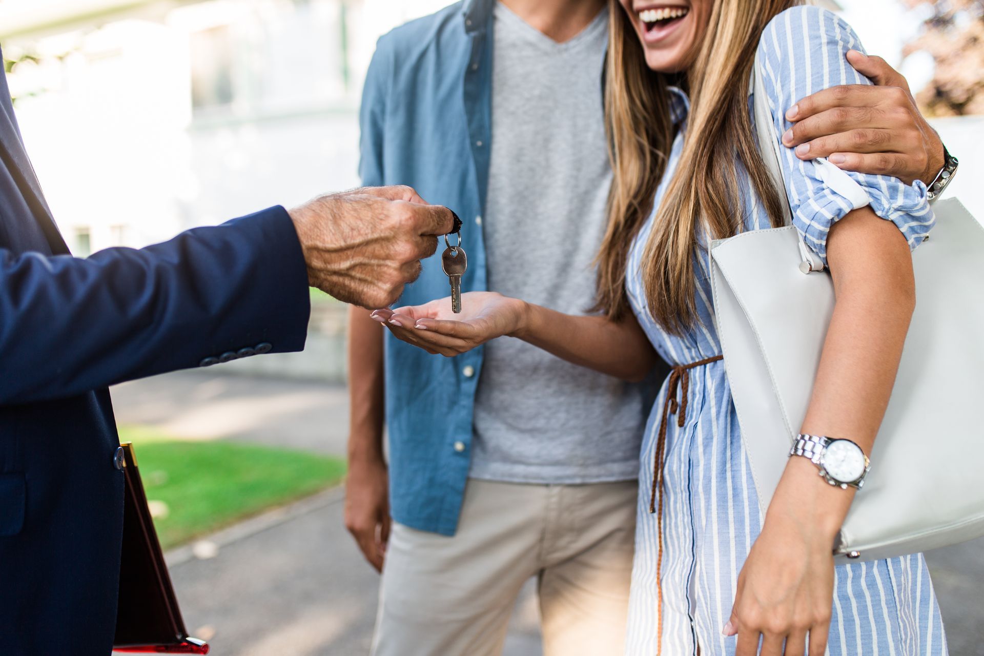 handing over keys