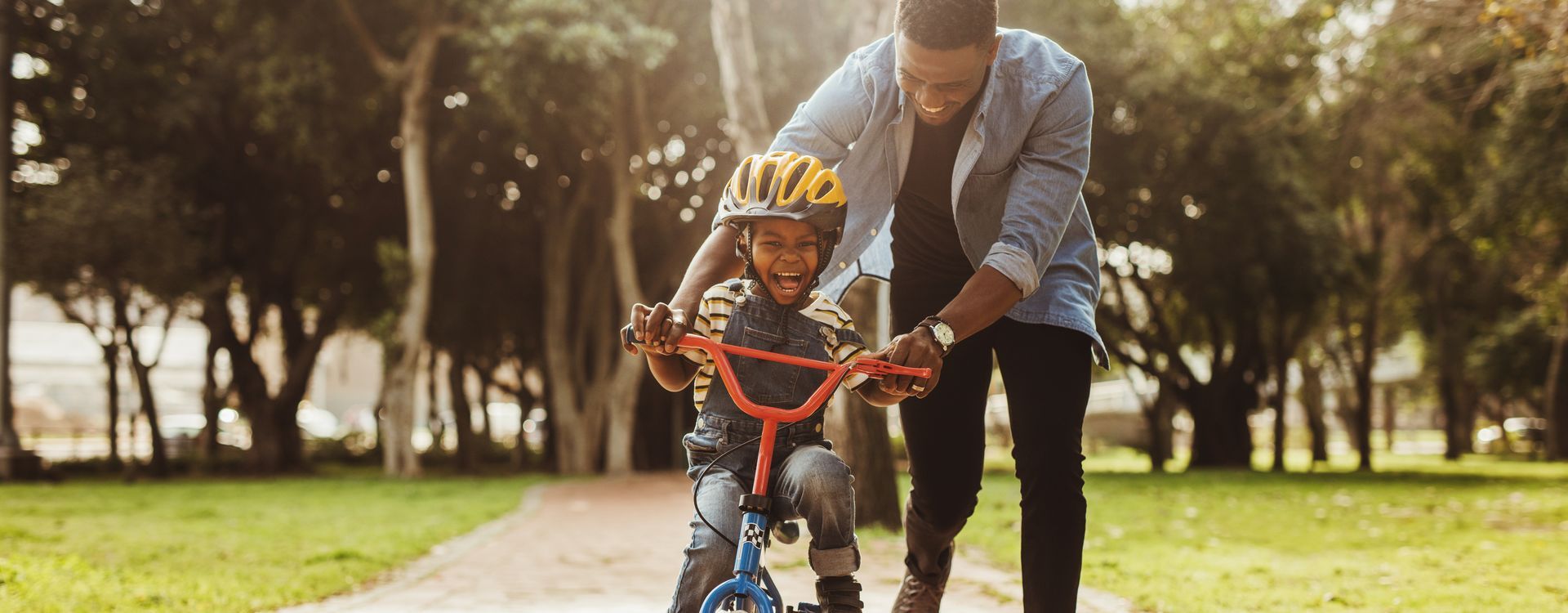 kid on a bicycle