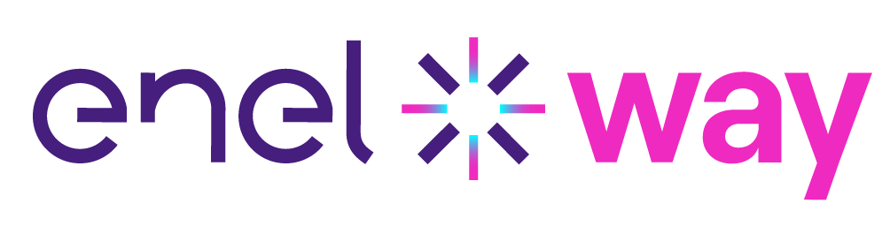 Il logo di Enel Way, con la scritta viola