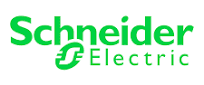 Logo Schneider Electric in verde su sfondo bianco.