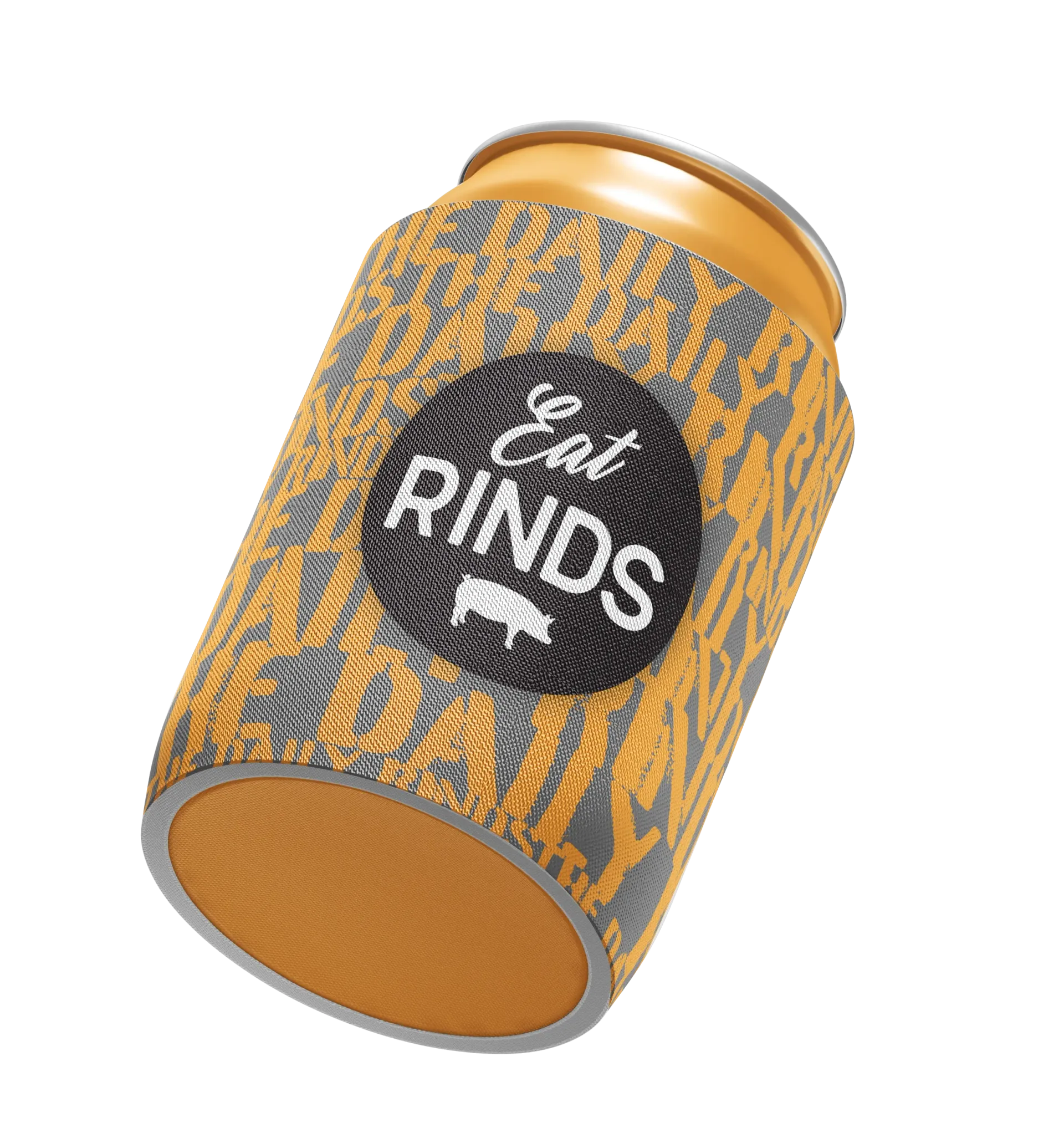A can of food that says eat rinds on it