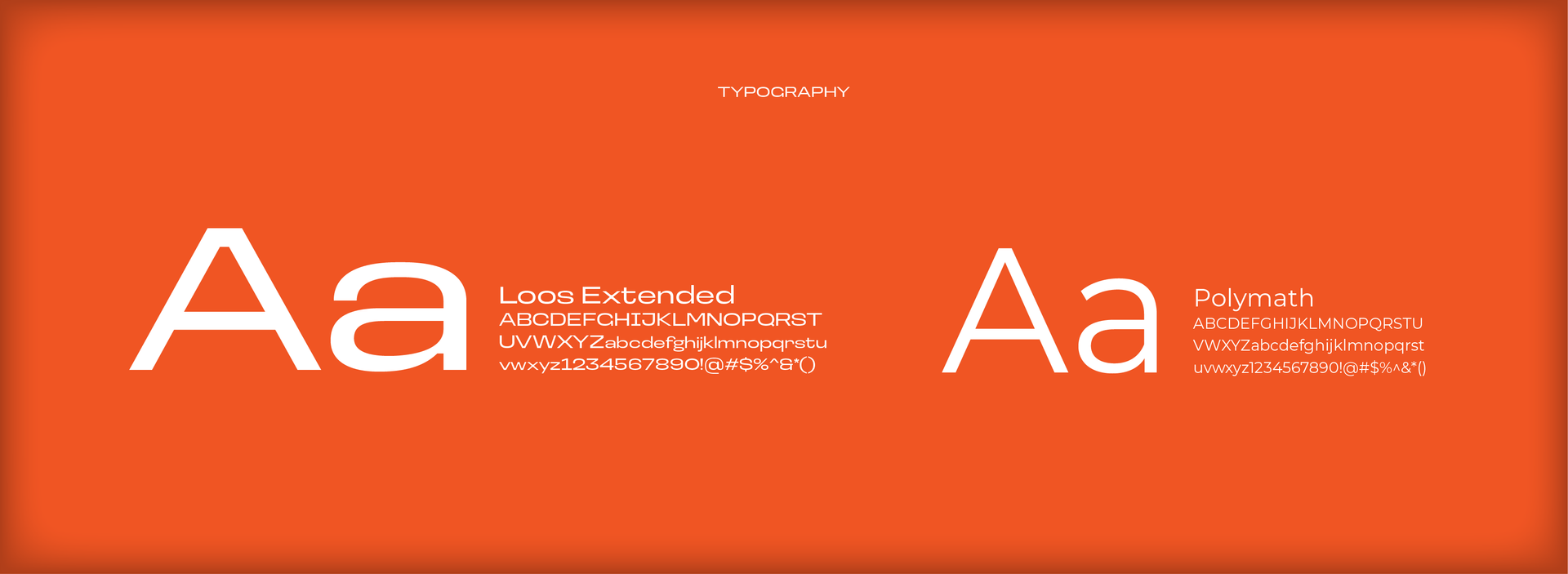An orange background showing two sets of 