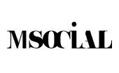 Black text logo reading “MSOCLAL” on a white background