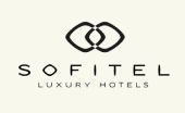Sofitel Luxury Hotels logo in black on a light background