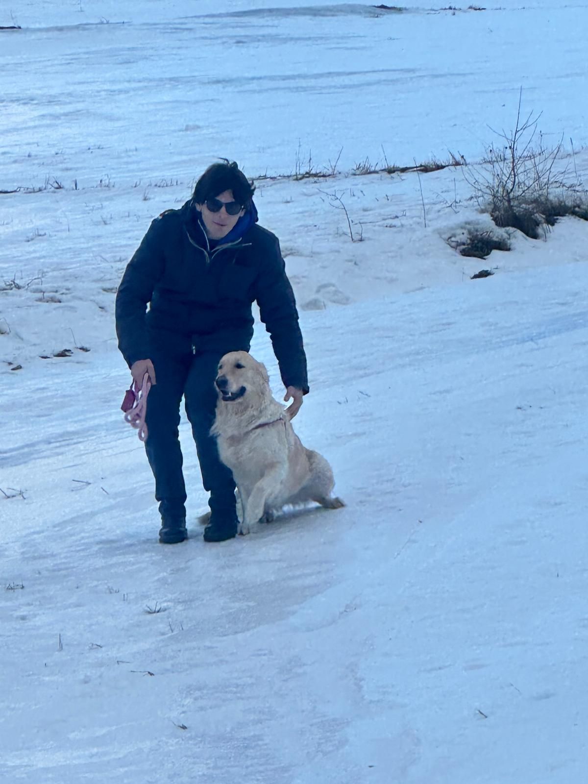 Davide con Honey