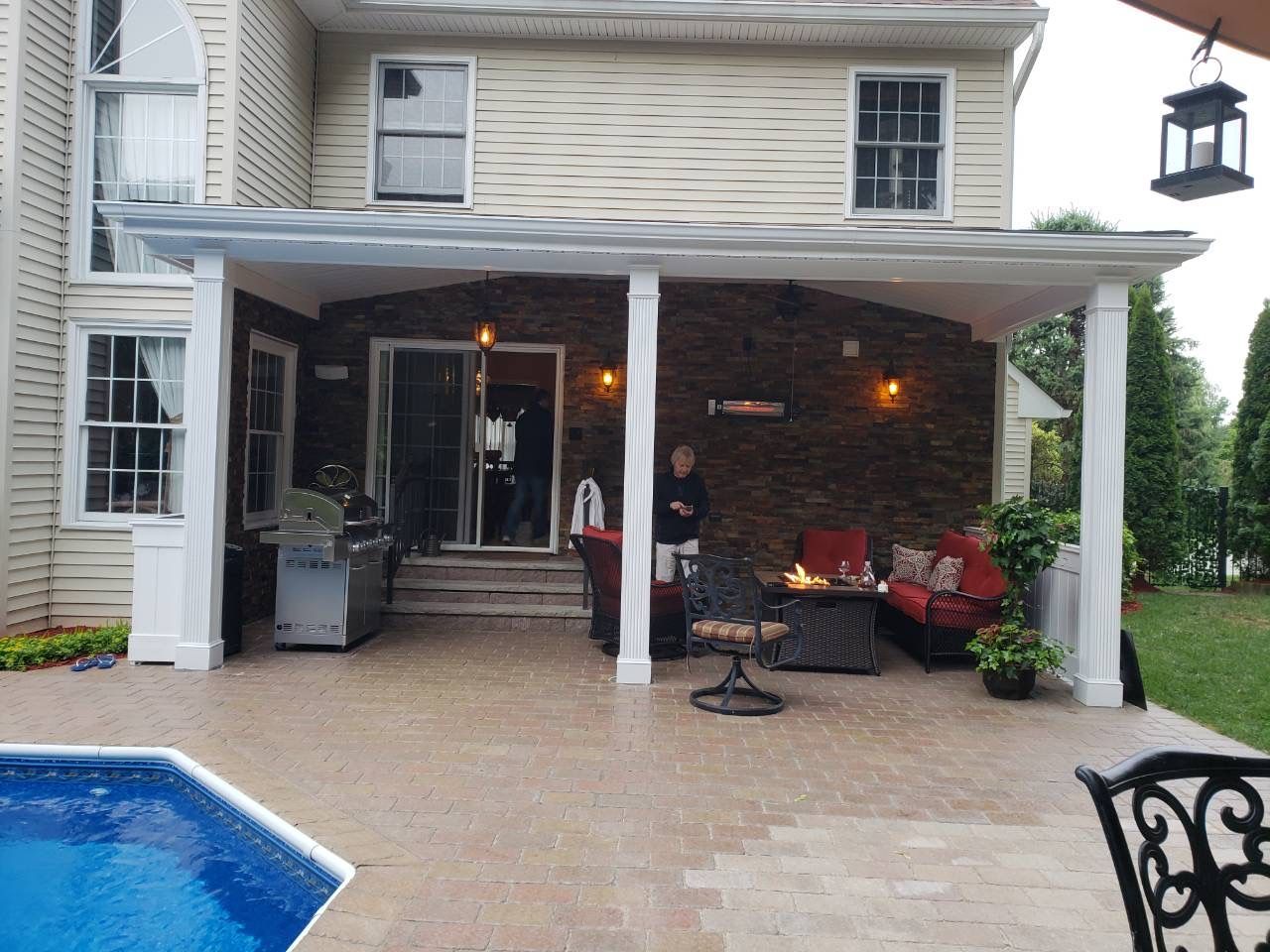 Exterior covered patio
