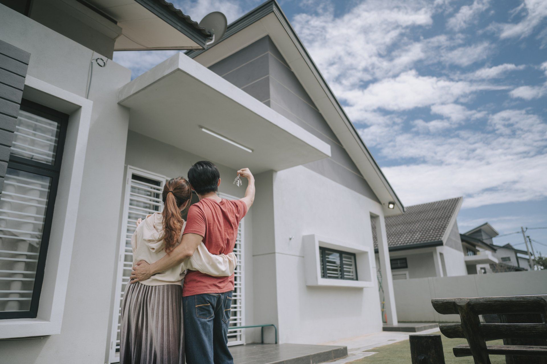 Young Couple Just Received House Key - Anchorage, AK - Nova Property Management Young Couple Just Received House Key - Anchorage, AK - Nova Property Management